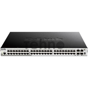Управляемый стекируемый коммутатор  D-Link DGS-1510-52XMP/A1A  PROJ SmartPro уровня 2+ с 48 портами 10/100/1000Base-T и 4 портами 10GBase-X SFP
