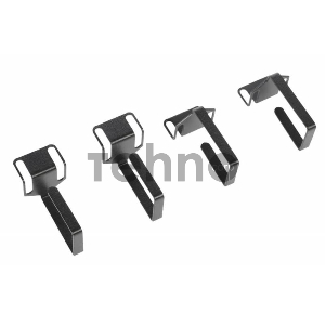 Органайзер кабельный одинарный изгонутый, цвет черный