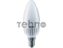 Лампа светодиодная 94 491 NLL-C37-7-230-2.7K-E14-FR 7Вт свеча 2700К тепл. бел. E14 500лм 176-264В Navigator 94491