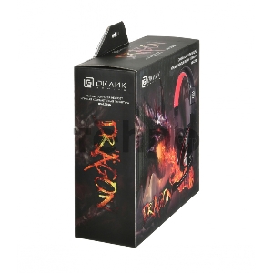Гарнитура Oklick HS-L390G DRAGON black/red 1.8m (JD-728S)