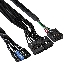 Корпус Minitower ExeGate EX291141RUS BAA-105-01AAA400 (mATX, БП AAA400 с вент. 8см, 4*USB, аудио, черный), фото 1