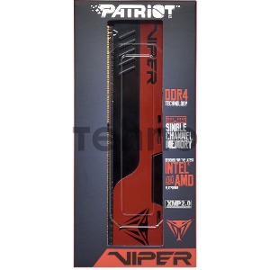Модуль памяти DDR 4 DIMM 32Gb PC28800, 3600Mhz, PATRIOT Viper ELITE 2, CL20 (PVE2432G360C0) (retail)
