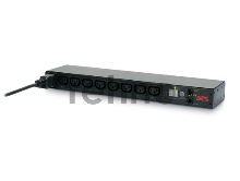 Сетевой фильтр APC Rack PDU, Switched, 1U, 16A, 208/230V, (8)C13