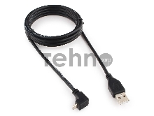 Кабель Gembird/Cablexpert Pro CCP-mUSB2-AMBM90-6, AM/microBM 5P, 1,8м, угловой, экран, черный