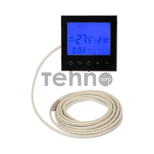 Терморегулятор с автоматическим программированием и сенсорными кнопками R100B (черный) REXANT