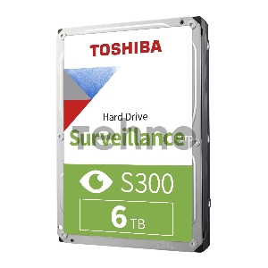 Жесткий диск Toshiba SATA-III 6Tb HDWT360UZSVA Surveillance S300 (7200rpm) 256Mb 3.5