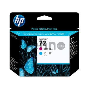 Печатающая головка оригинальная C9383A (№72 Magenta + Cyan) для HP, пигментный тип чернил, пурпурный + голубой.
