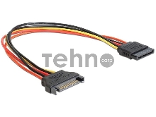 Удлинитель кабеля питания SATA Cablexpert CC-SATAMF-01, 15pin(M)/15pin(F), 30см