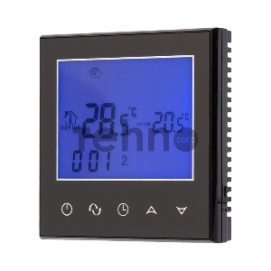 Терморегулятор с автоматическим программированием и сенсорными кнопками R100B (черный) REXANT