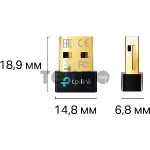 Адаптер Bluetooth TP-Link UB500 Bluetooth 5.0 Nano USB 2.0