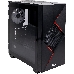 Корпус GameMax Cyclops BR без БП (Midi Tower, ATX, Черно-красн.,1*USB2.0 + 1*USB3.0, 2*120мм), фото 3