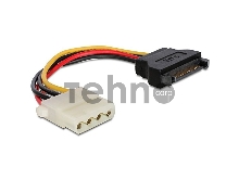 Кабель питания SATA Cablexpert CC-SATA-PS-M, 15см, sata 15pin/molex 4pin, пакет