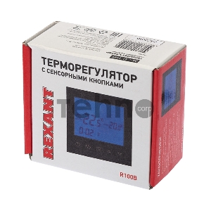 Терморегулятор с автоматическим программированием и сенсорными кнопками R100B (черный) REXANT