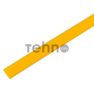 Термоусадочная трубка 10/5,0 мм, желтая, упаковка 50 шт. по 1 м PROconnect