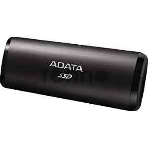 Накопитель внешний 1.8; 256GB ADATA SE760 Black External SSD ASE760-256GU32G2-CBK USB 3.2 Gen 2 Type-C, 1000R, USB 3.2 Type-C to C cable,USB 3.2 Type-C to A cable, Quick Start Guide, RTL