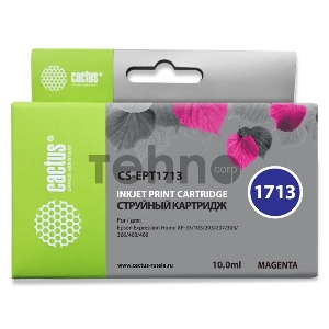 Картридж струйный Cactus CS-EPT1713 пурпурный для Epson Expression Home XP-33/103/203/207 (10ml)