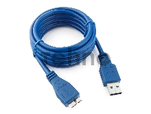 Кабель USB 3.0 для соед. 1.8м  А-microB (5 pin) Gembird PRO позол.конт., пакет CCP-mUSB3-AMBM-6