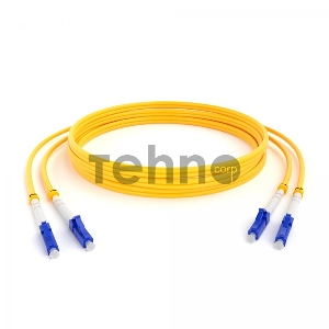 Патч-корд оптический (SM), 9/125 (OS2), LC/UPC-LC/UPC, 3 мм  (Duplex), LSZH, 2 м