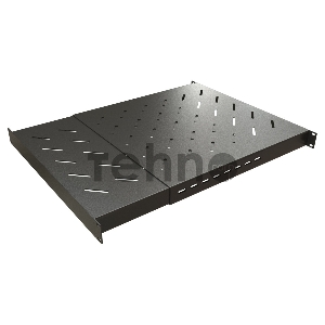 Полка стационарная Hyperline TSD3M-1U-650/1100-RAL9005 1U нагр.:150кг. 19