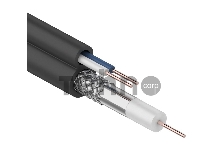 Кабель ККСВ-П+2х0,5 мм (бухта 100 м) черный REXANT Кабель ККСВ-П+2х0,5 мм (бухта 100 м) черный REXANT
