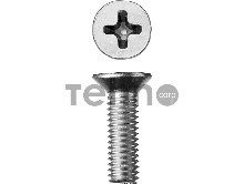 Винт DIN 965, M6 x 25 мм, 5 кг, кл. пр. 4.8, оцинкованный, ЗУБР