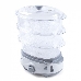 Пароварка Endever Vita-170, белый/серый, мощность 1000 Вт, объем 11 л, три уровня готовки, индикатор питания, контроль уровня воды, таймер с отключени, фото 24