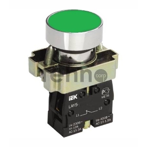 Кнопка LAY5-BA31 без подсветки зел. 1з ИЭК BBT60-BA-K06