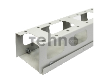 Вертикальный кабельный органайзер 47U, Standart с крышкой, ширина 100мм