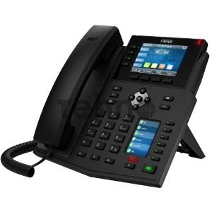 Телефон IP Fanvil X5U 16 линий, цветной экран 3.5; + доп. цветной экран 2.4;, HD, Opus, 10/100/1000 Мбит/с, USB, Bluetooth, PoE