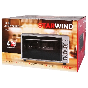Мини-печь Starwind SMO2021 36л. 1300Вт серый