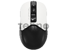 Мышь A4Tech Fstyler FB12 белый/черный оптическая (1200dpi) беспроводная BT/Radio USB (3but)