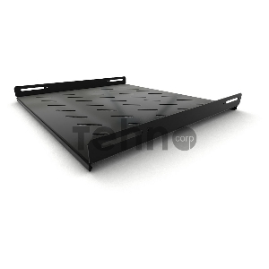 Полка стационарная Hyperline TSH3L-450-RAL9004 (TSH3L-450-RAL9005), глубина 450 мм,с боковым креплением, нагрузка до 20 кг,для шкафов серии TTB, TTBR, TTC2, TWB, TWM, TWFS,485х450мм (ШхГ), цвет черный