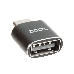 Переходник HOCO UA5 Type-C to USB converter, черный, фото 2
