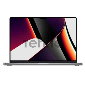 Ноутбук Apple A2485 MK193LL/A 16-inch MacBook Pro: Apple M1 Pro chip with 10-core CPU and 16-core GPU,16Gb/1SSD - Space Gray Американская клавиатура