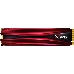 Накопитель SSD M.2 ADATA 256Gb XPG S11 Pro <AGAMMIXS11P-256GT-C> (PCI-E 3.0 x4, up to 3500/1200Mbs, 290000 IOPs, 3D TLC, NVMe 1.3, 22x80mm, радиатор), фото 2