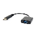 Переходник DisplayPort - VGA Cablexpert A-DPM-VGAF-02, 20M/15F, кабель 15см, пакет, фото 1