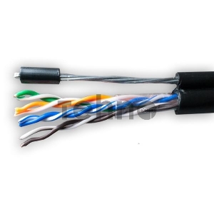 Кабель UTP 4х2х24AWG кат.5е медь с тросом Standart 305м (м) SUPRLAN 01-0322