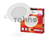 Светильник светодиодный RLP-VC 6Вт 230В 6500К 420лм 95мм IP40 панель круглая бел. IN HOME 4690612024516