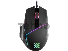 Проводная игровая мышь Warfame GM-880L RGB,8кнопок,12800dpi DEFENDER