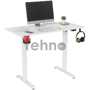 Стол Cactus CS-ED-WWT столешница МДФ белый каркас белый