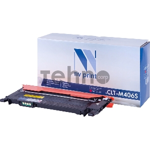 Картридж NV Print совместимый Samsung CLT-M406S Magenta для CLP-360/365/368/CLX-3300/3305 (1000k)