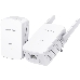 Комплект гигабитных Wi-Fi адаптеров Mercusys Powerline AV1000 Powerline kit with 300Mbps Wi-Fi, plug and play, up to 300 meters over an existing electrical circuit, the kit includes a MP510 and a MP500., фото 1