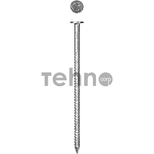 Гвозди ершеные оцинкованные, 30 х 2.5 мм, 5 кг, ЗУБР