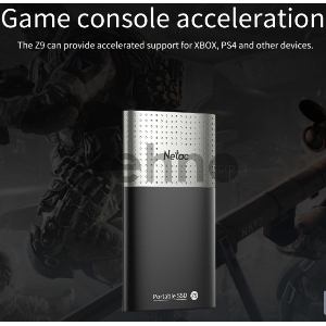 Накопитель SSD External Netac 2.0Tb Z9 <NT01Z9-002T-32BK> (USB3.2, up to 550/480MBs, 90х47.5х11.5mm, Aluminium+Plastic)