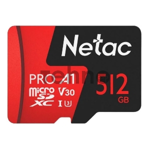 Флеш-накопитель NeTac P500 Extreme Pro MicroSDXC 512GB V30/A1/C10 up to 100MB/s