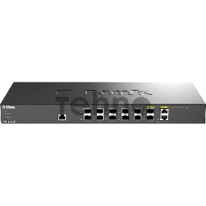 Настраиваемый L2+ коммутатор D-Link DXS-1210-12SC/B1A PROJ с 10 портами 10GBase-X SFP+ и 2 комбо?портами 10GBase-T/SFP+