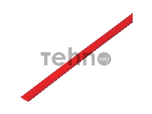 Термоусадочная трубка 6,0/3,0 мм, красная, упаковка 50 шт. по 1 м PROconnect