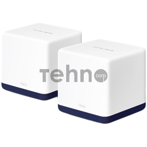 Система Mercusys MESH AC1900 Whole Home Mesh Wi-Fi System, 3× Internal Antennas, 3×GB ports (WAN/LAN) (2-pack)