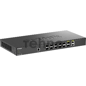 Настраиваемый L2+ коммутатор D-Link DXS-1210-12SC/B1A PROJ с 10 портами 10GBase-X SFP+ и 2 комбо?портами 10GBase-T/SFP+