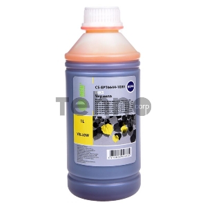 Чернила Cactus CS-EPT6644-1000 желтый 1000мл для Epson L100/L110/L120/L132/L200/L210/L222/L300/L312/L350/L355/L362/L366/L456/L550/L555/L566/L1300